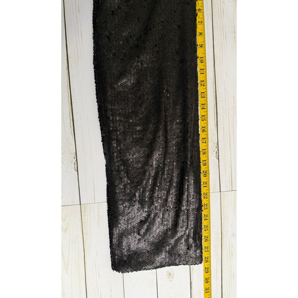 Minkpink Sequin Pencil Skirt‎ Women's Size Small Black Party Holiday NYE - Picture 4 of 6